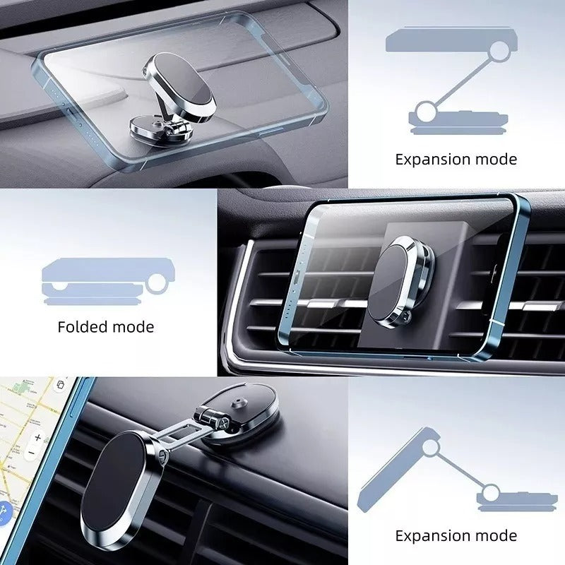 Soporte magnético plegable para teléfono de coche