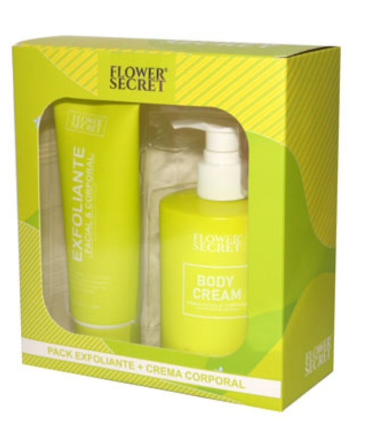 Set Loción Corporal + Exfoliante amarilla