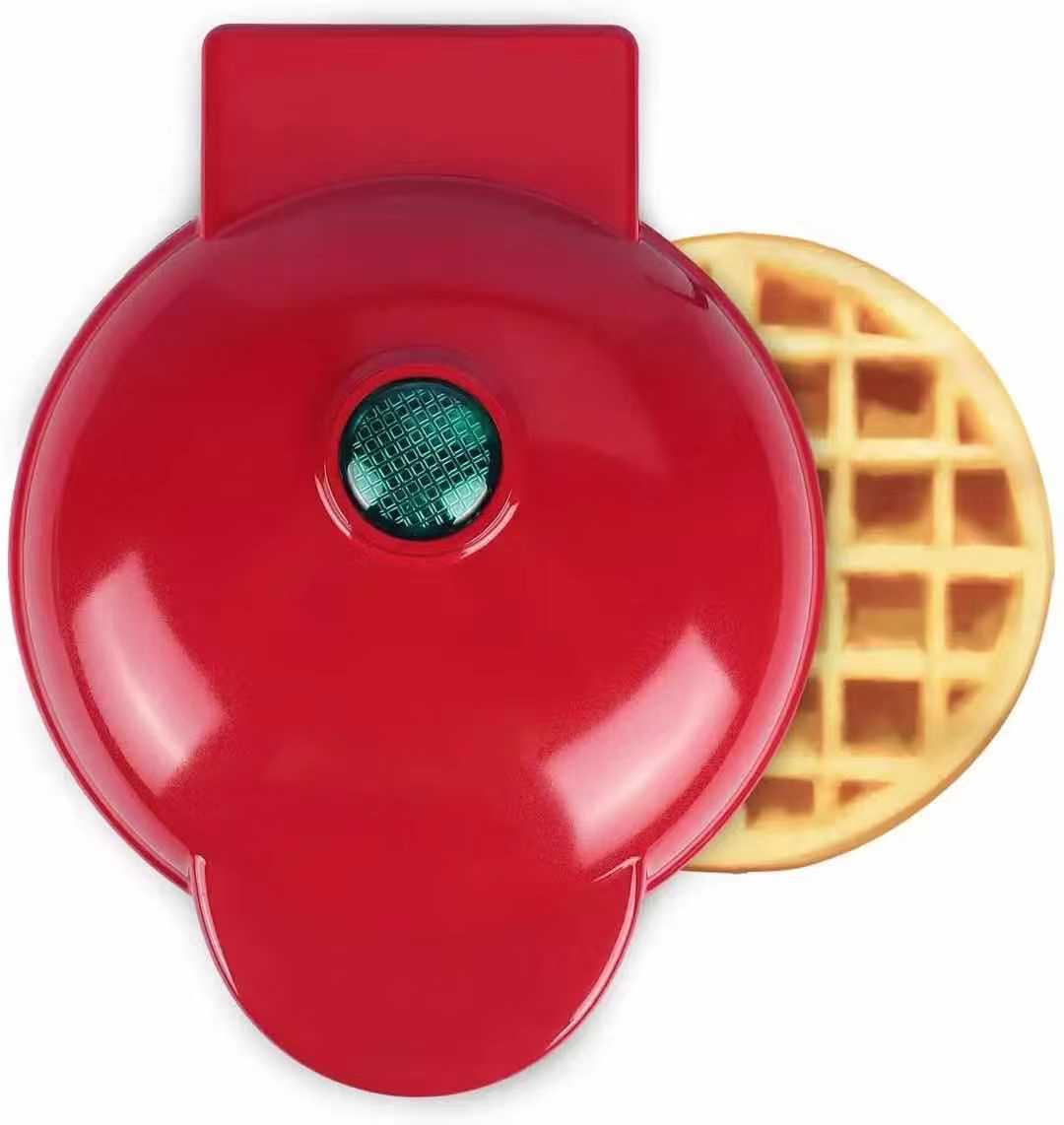 Mini Wafflera Redonda Para Reposteria