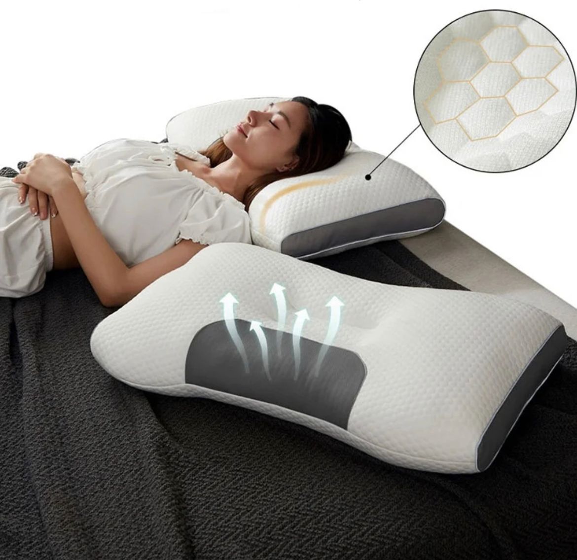 Almohada Ergonómica 3d Ortopédica