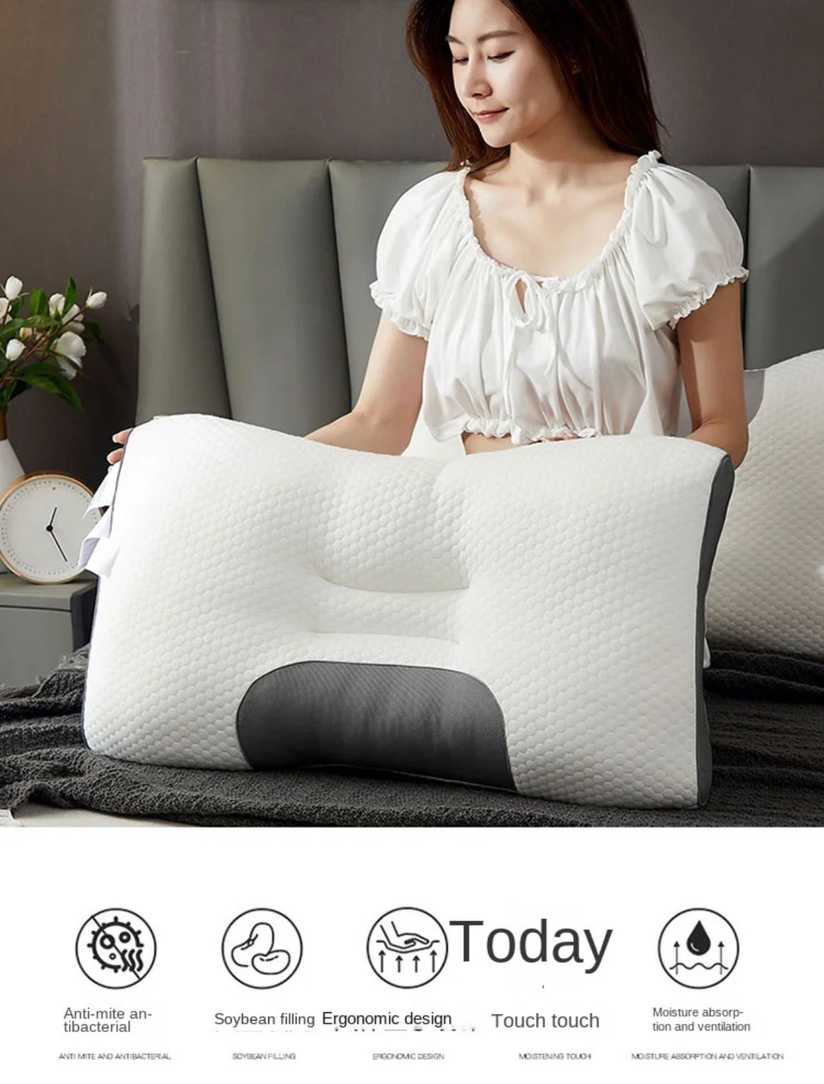 Almohada Ergonómica 3d Ortopédica