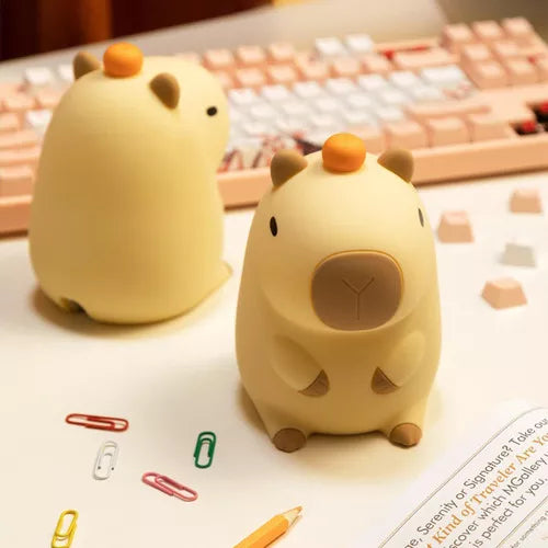 Luz nocturna de silicona Capybara
