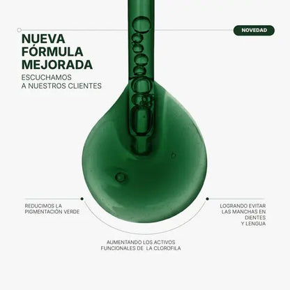 CLOROFILA LÍQUIDA - DESINFLAMA Y ELIMINA MALOS OLORES