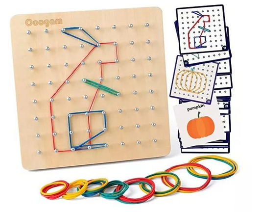 Montessori-tablero geográfico para niños