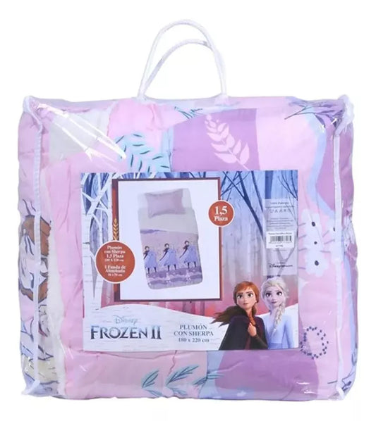 Plumon Con Sherpa Disney Frozen 180x220