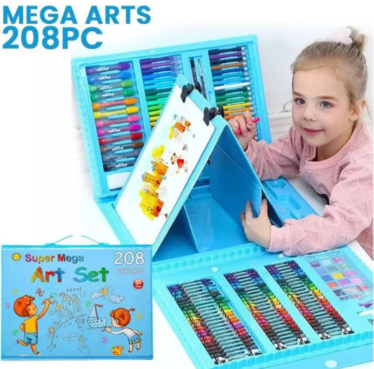 SET 208 PCS DE ARTE PARA NIÑOS