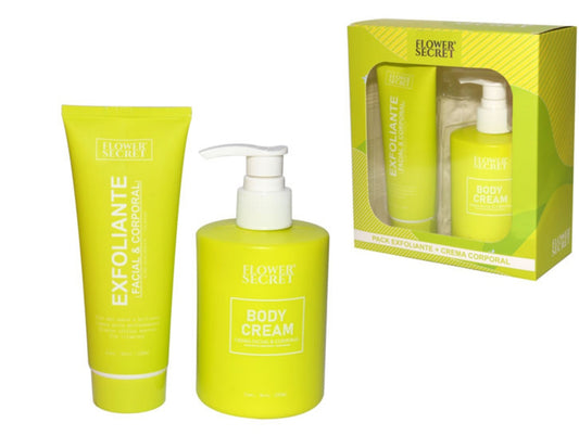 Set Loción Corporal + Exfoliante amarilla