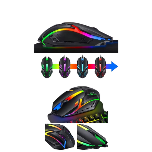 Kit gamer set completo mouse + teclado +