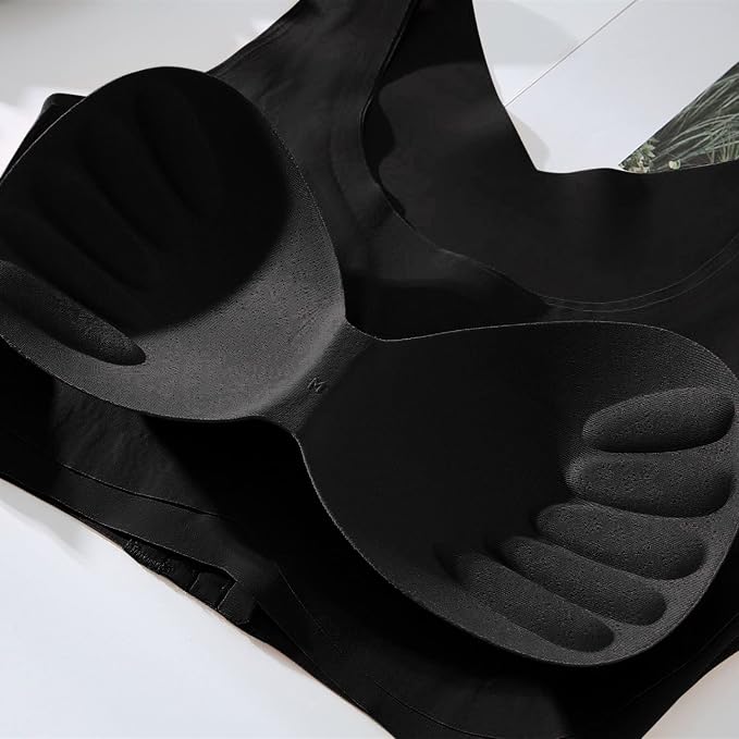 Sujetador de compresión de alto soporte para mujer, para uso diario y ofrece soporte para la espalda, sujetadores para mujer, talla grande, cierre frontal