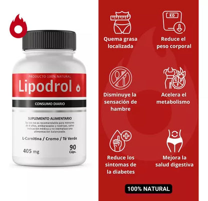 6 Lipodrol + 3 plan en gotas 30 Días gratis