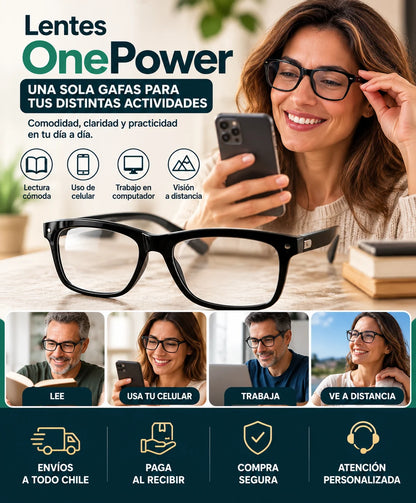 Lentes Opticos OnePower™ – Tu Vista, Más Cómoda