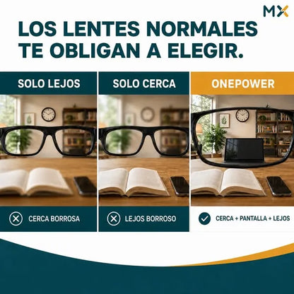 Lentes Opticos OnePower™ – Tu Vista, Más Cómoda